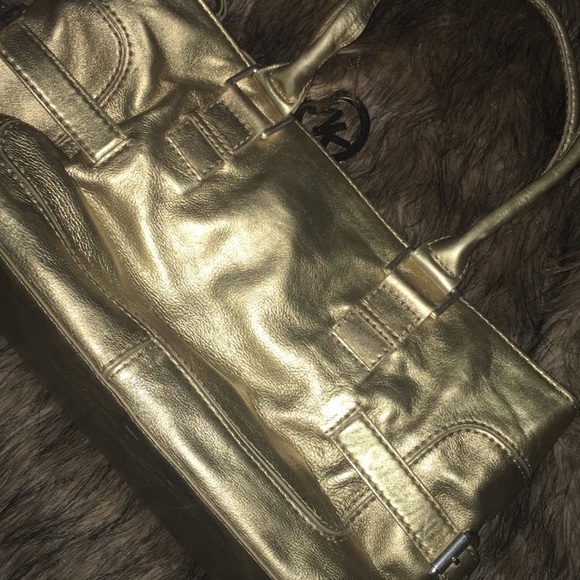 MK Gold/Silver Tone Purse - Picture 4 of 8